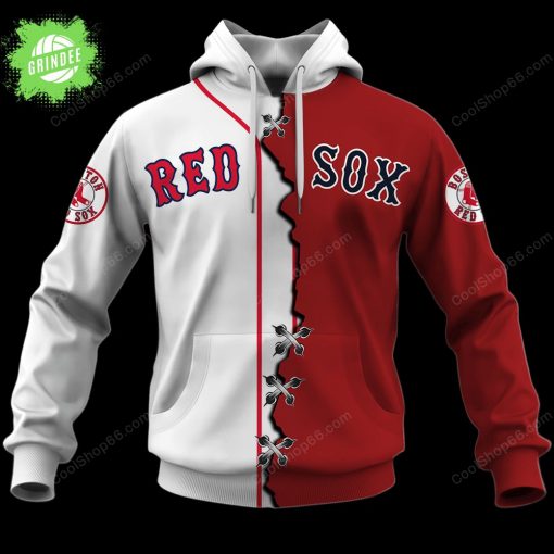 Boston Red Sox MLB Mix Style Hoodie