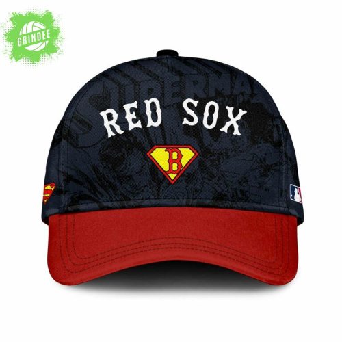 Boston Red Sox MLB x Superman Baseball Jersey Editions Limited 2025 – Limited Edition DC Comics x MLB Fusion