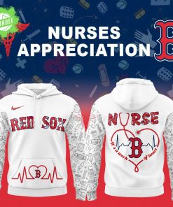 Boston Red Sox Nurses Appreciation White Hoodie