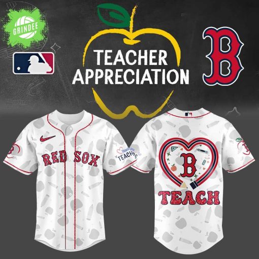 Boston Red Sox Teacher Appreciation Baseball Jersey