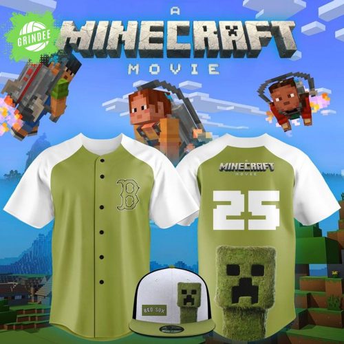 Boston Red Sox x 2025 Minecraft Movie Limited Edition Jersey