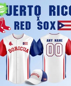 Boston Red Sox x 2025 Puerto Rico Celebration Jersey