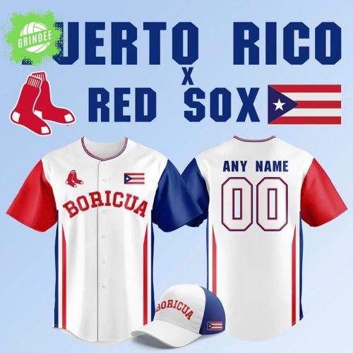 Boston Red Sox x 2025 Puerto Rico Celebration Jersey