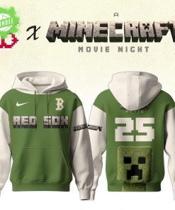 Boston Red Sox x Minecraft Movie Hoodie – Limited 2025 Release