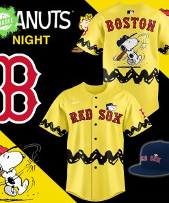 Boston Red Sox x Peanuts Night Baseball Jersey
