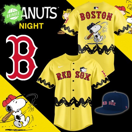 Boston Red Sox x Peanuts Night Baseball Jersey