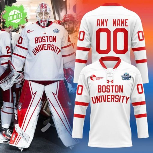 Boston University Men’s Hockey 2025 NCAA Men’s Frozen Four Hockey Jersey