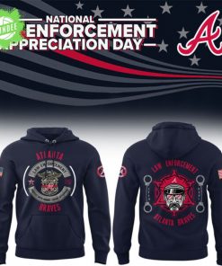 Braves x Law Enforcement Appreciation Day 2025 Hoodie – Special Edition Tribute Apparel