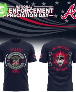 Braves x Law Enforcement Appreciation Day 2025 T-Shirt – Police Support Baseball Tee
