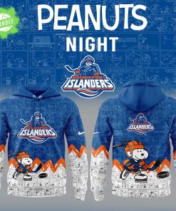 Bridgeport Islanders 75th Anniversary Peanuts Hoodie – Snoopy Theme