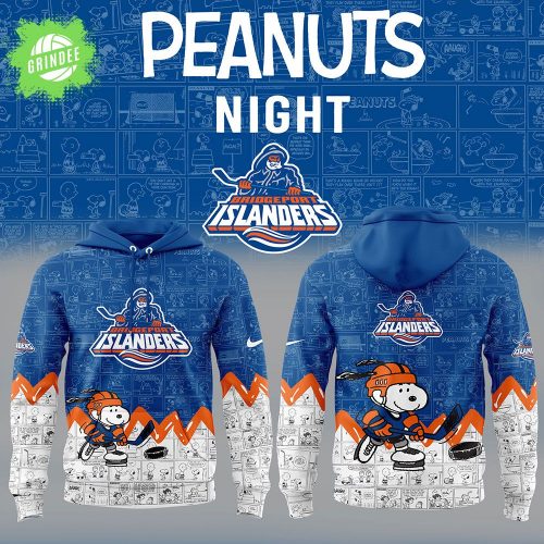 Bridgeport Islanders 75th Anniversary Peanuts Hoodie – Snoopy Theme