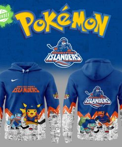 Bridgeport Islanders x Pokémon Hoodie – Anime Game Night Theme