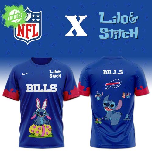Buffalo Bills x Lilo & Stitch T-Shirt – 2025/26 NFL Season Limited Edition