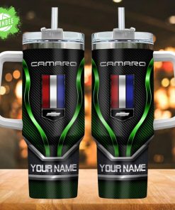 Chevrolet Camaro Stanley Quencher 40oz Tumbler Black Green Mix