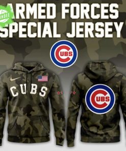 Chicago Cubs Armed Forces Day Hoodie – Special Edition 2025