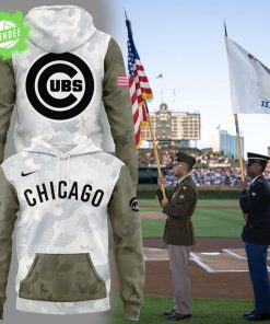Chicago Cubs Armed Forces Day MLB Hoodie 2025