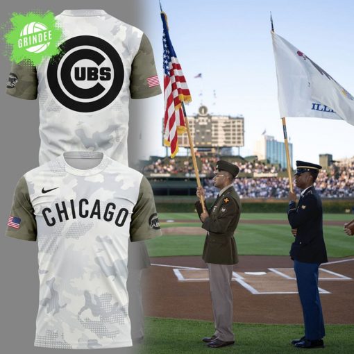 Chicago Cubs Armed Forces Day MLB T-Shirt 2025