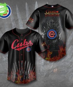 Chicago Cubs Game of Thrones Baseball Jersey House Cubs