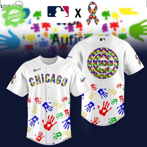 Chicago Cubs MLB Autism Awareness Special Edition 2025 Baseball Jersey