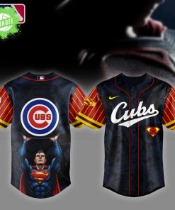 Chicago Cubs MLB x Superman Baseball Jersey Editions Limited 2025 – Iconic Superhero Baseball Gear