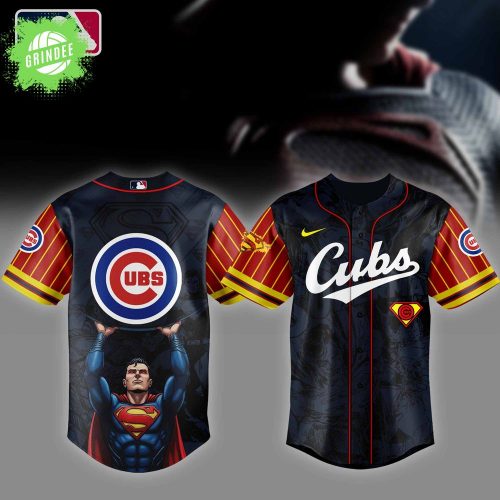 Chicago Cubs MLB x Superman Baseball Jersey Editions Limited 2025 – Iconic Superhero Baseball Gear
