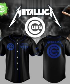 Chicago Cubs Metallica Night 2025 Baseball Jersey