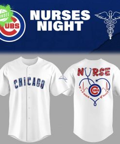 Chicago Cubs Nurses Appreciation “It’s A Work Of Heart” Baseball Jersey