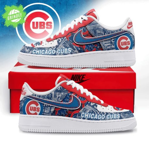 Chicago Cubs Premium AF1 Sneakers – Limited Edition