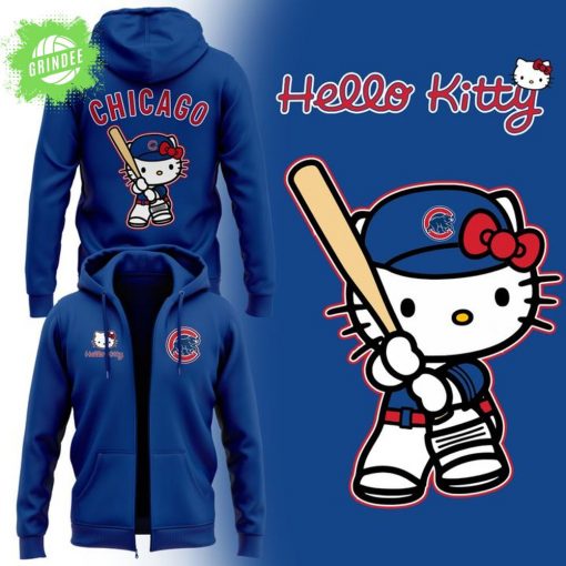 Chicago Cubs x Hello Kitty Limited Edition Zip-Up Hoodie
