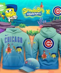 Chicago Cubs x SpongeBob SquarePants Day Hoodie – Special Edition 2025
