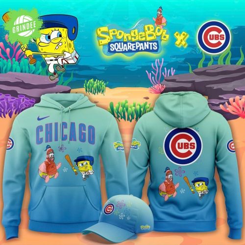 Chicago Cubs x SpongeBob SquarePants Day Hoodie – Special Edition 2025
