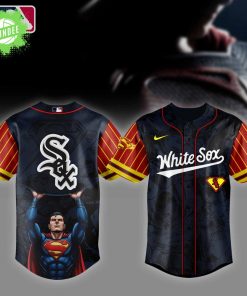 Chicago White Sox MLB x Superman Baseball Jersey Editions Limited 2025 – MLB x DC Fans Special Apparel