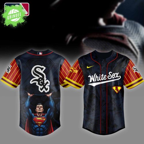Chicago White Sox MLB x Superman Baseball Jersey Editions Limited 2025 – MLB x DC Fans Special Apparel