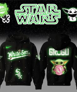 Chicago White Sox x Star Wars Baby Yoda Hoodie – Galactic Night MLB Fan Edition