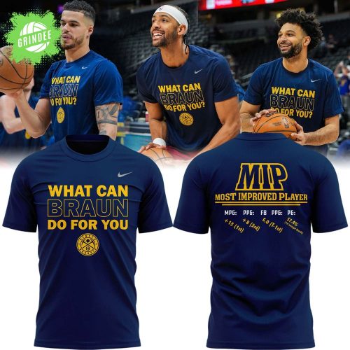 Christian Braun MIP Denver Nuggets Special T-Shirt