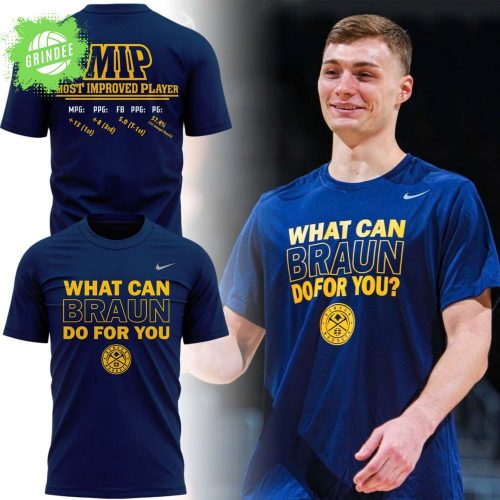 Christian Braun MIP Denver Nuggets T-Shirt