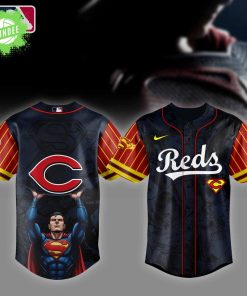 Cincinnati Reds MLB x Superman Baseball Jersey Editions Limited 2025 – Superhero Baseball Jersey Collection