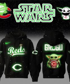 Cincinnati Reds x Star Wars Baby Yoda Hoodie – Galactic Game Night Fanwear
