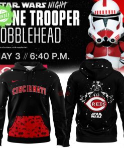 Cincinnati Reds x Star Wars Clone Trooper Bobblehead Hoodie – 2025 Edition