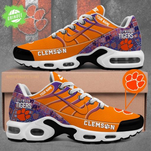 Clemson Air Max Shoes Custom Name for Fans