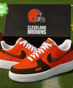 Cleveland Browns Personalized AForce1 Sneakers Gift for Fans