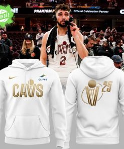 Cleveland Cavaliers 2025 White Hoodie – Special Fan Edition