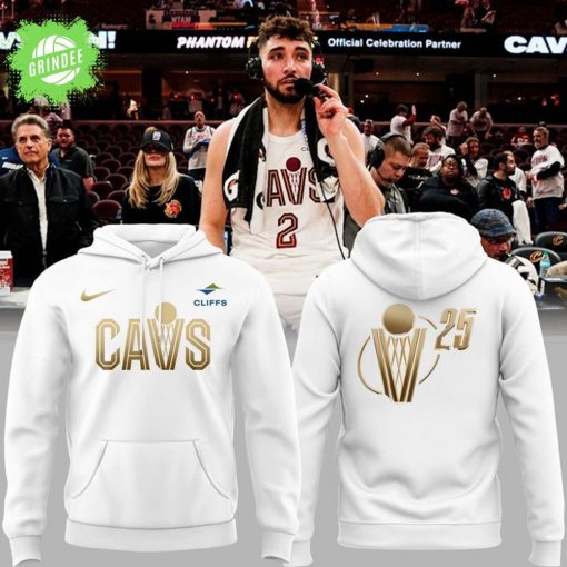 Cleveland Cavaliers 2025 White Hoodie – Special Fan Edition