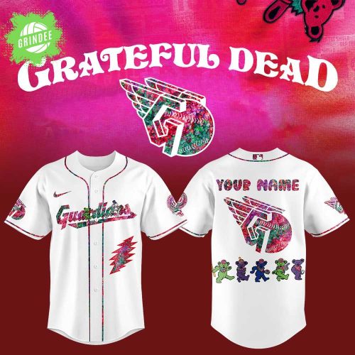 Cleveland Guardians Grateful Dead Night Custom Name Jersey for Fans