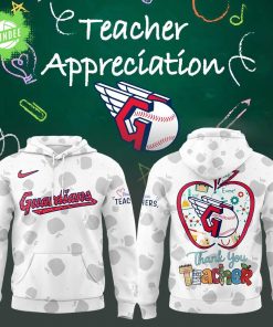 Cleveland Guardians Happy Teacher Day 2025 Hoodie