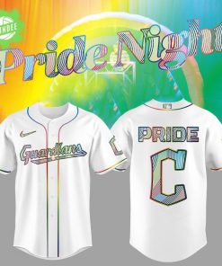 Cleveland Guardians LGBTQ Pride Night 2025 Jersey & Flat Cap Set