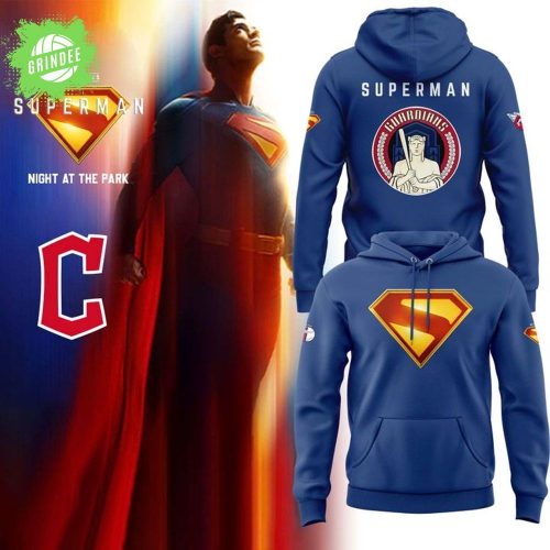 Cleveland Guardians Superman Night Hoodie – Heroic Limited MLB Apparel