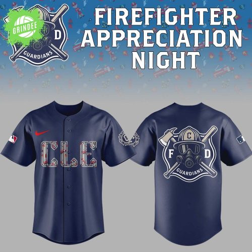 Cleveland Guardians x Firefighter Appreciation Night 2025 Jersey