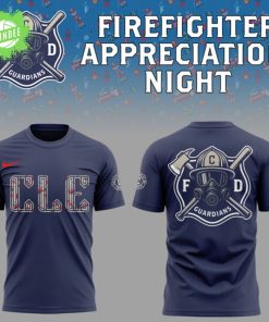 Cleveland Guardians x Firefighter Appreciation Night 2025 T-Shirt