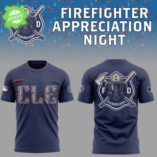 Cleveland Guardians x Firefighter Appreciation Night 2025 T-Shirt